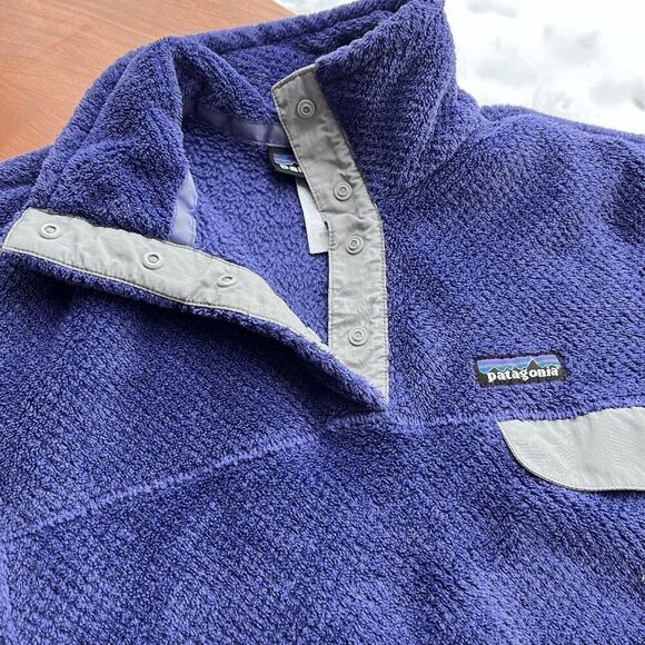 PATAGONIA Women's Indigo Re-Tool Snap-T® Polartech Fleece Pullover, SZ S - Picture 2 of 9